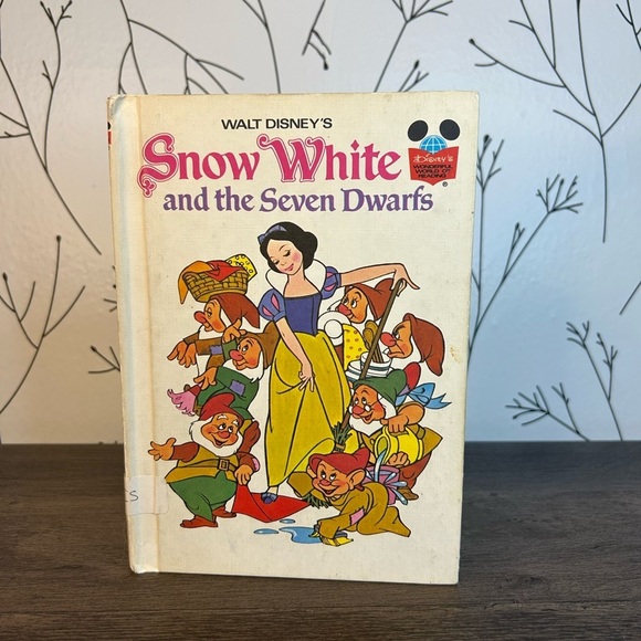 Disney Other - Vintage Disney Snow White and the Seven Dwarfs Book